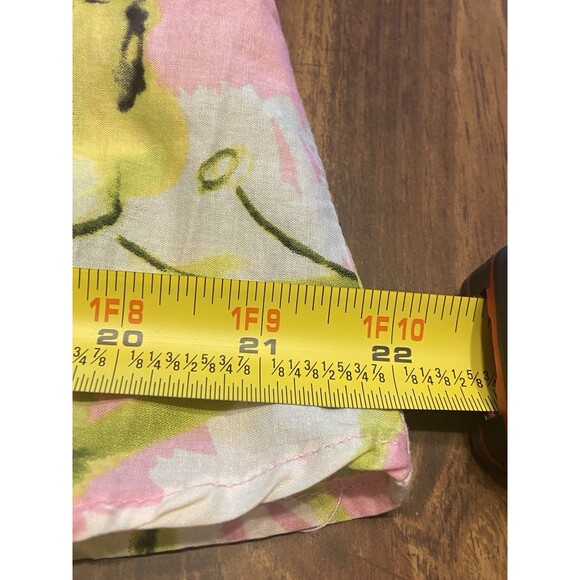 Womens Harve Bernard Sz XL Colorful Ruffle Short-Sleeve Cottagecore - Picture 13 of 16